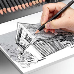 14pcs Sketch Pencil Set 4H-14B Student Sketch Drawing Art Back To School