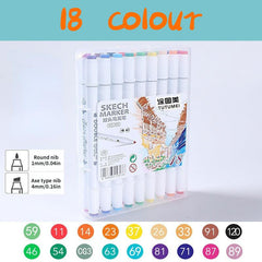 Kids' Double Headed Marker Pen Box Set - 12 18 24 36 Count