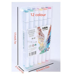 Kids' Double Headed Marker Pen Box Set - 12 18 24 36 Count