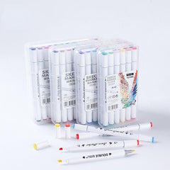 Kids' Double Headed Marker Pen Box Set - 12 18 24 36 Count