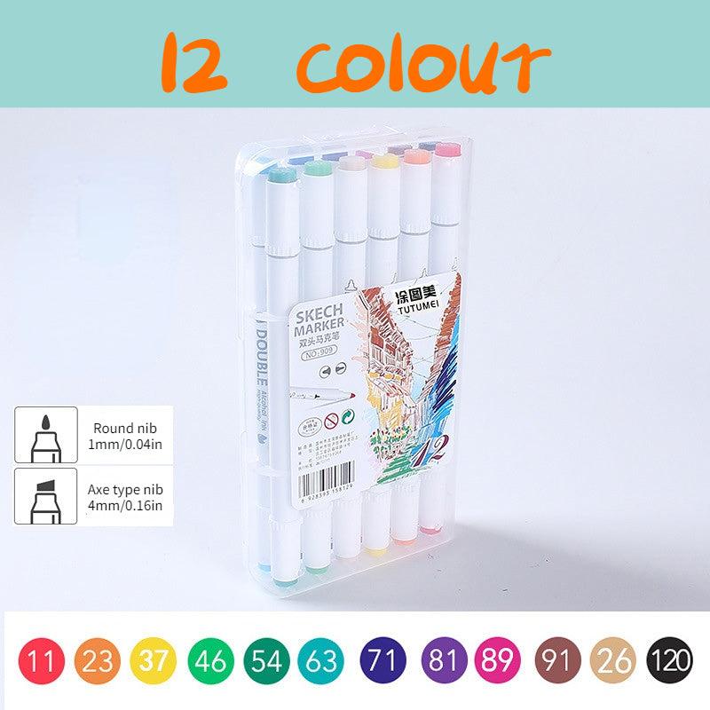 Kids' Double Headed Marker Pen Box Set - 12 18 24 36 Count