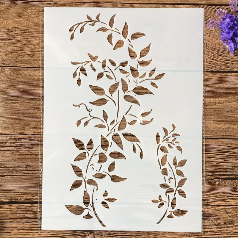 Rattan Leaves Painting Template DIY Decoration