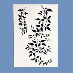Rattan Leaves Painting Template DIY Decoration