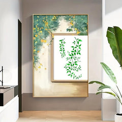 Rattan Leaves Painting Template DIY Decoration