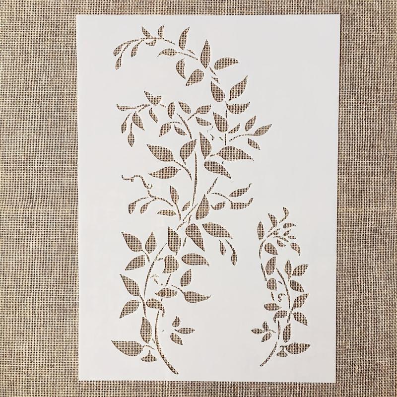 Rattan Leaves Painting Template DIY Decoration