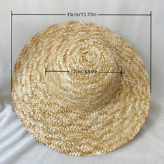 Flower Weaving Mini Straw Hat Craft Decoration Doll Hat DIY