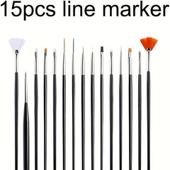 15 Colored and Wire Drawing Pens Set