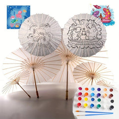 Children's Graffiti Paper Umbrella DIY Painting Kit