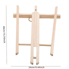 Pine Wooden Art Easel Desktop Photo Frame Solid Wood Desktop Tripod