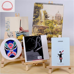 Pine Wooden Art Easel Desktop Photo Frame Solid Wood Desktop Tripod