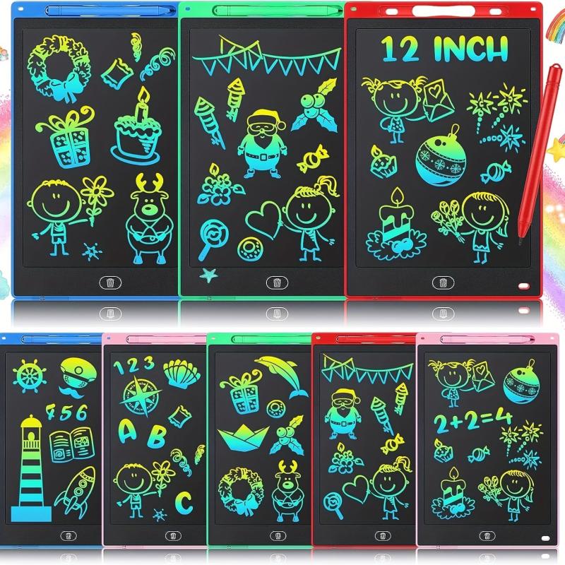 Colorful LCD Writing Tablet for Kids, Erasable Doodle Board