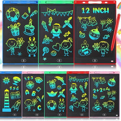 Colorful LCD Writing Tablet for Kids, Erasable Doodle Board
