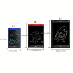 Colorful LCD Writing Tablet for Kids, Erasable Doodle Board