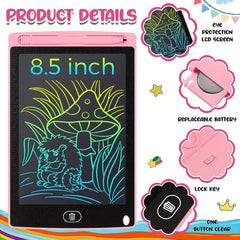Colorful LCD Writing Tablet for Kids, Erasable Doodle Board