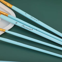 6 Macaron Series Paint Brushes Set Art Pigment Pen Set