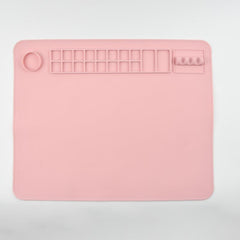 Silicone Craft Mat with Water Cup and Paint Holder - Resin Mat for DIY Projects