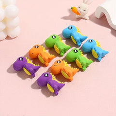 4 Pcs Dinosaur Pencil Eraser Set Kids School Supplies