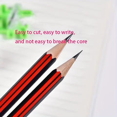6pcs Hexagonal Pencil Bold Office Students Writing School Supplies