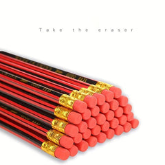6pcs Hexagonal Pencil Bold Office Students Writing School Supplies