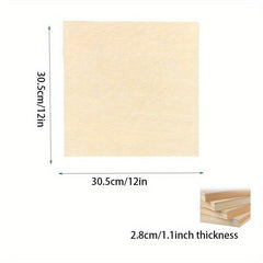 Unfinished Wood Canvas Panels Kit for Painting Art & Crafts