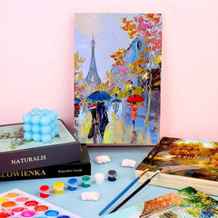 Unfinished Wood Canvas Panels Kit for Painting Art & Crafts