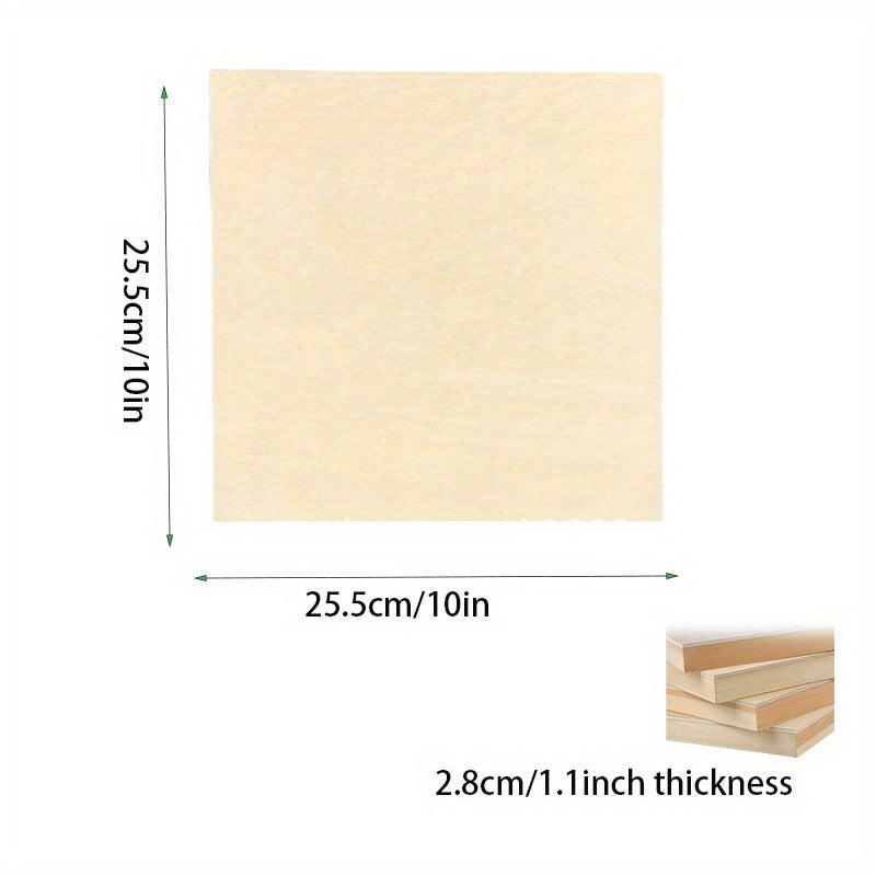 Unfinished Wood Canvas Panels Kit for Painting Art & Crafts