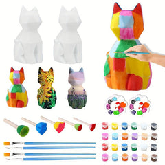 DIY Cat Lamp Art Kit 2 Cat Arts And Crafts Paint Projects