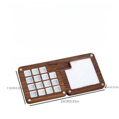Children's Wooden Watercolor Paint Box with 15 Grids