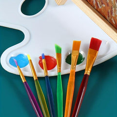 6 Pack Colorful Art Supplies Paint Pens, Brushes, Hooks & More
