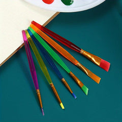 6 Pack Colorful Art Supplies Paint Pens, Brushes, Hooks & More