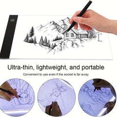 LED Light Tracing Box 3 Level Dimmable Painting Light Board