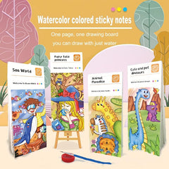 Watercolor Paint Set 20 Patterns 6 Colors Palettes Mini Travel Art Kit