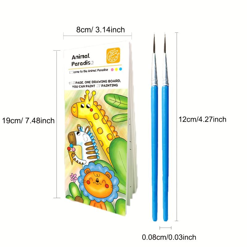 Watercolor Paint Set 20 Patterns 6 Colors Palettes Mini Travel Art Kit