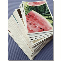 100% Cotton Watercolor Paper 20 Sheets Hand Painted Book