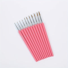 11pcs Micro Hook Line Pen Watercolor Extra Fine Hand painted Pen Set