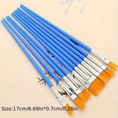 Watercolor Flat Head Nylon Line Marker Set
