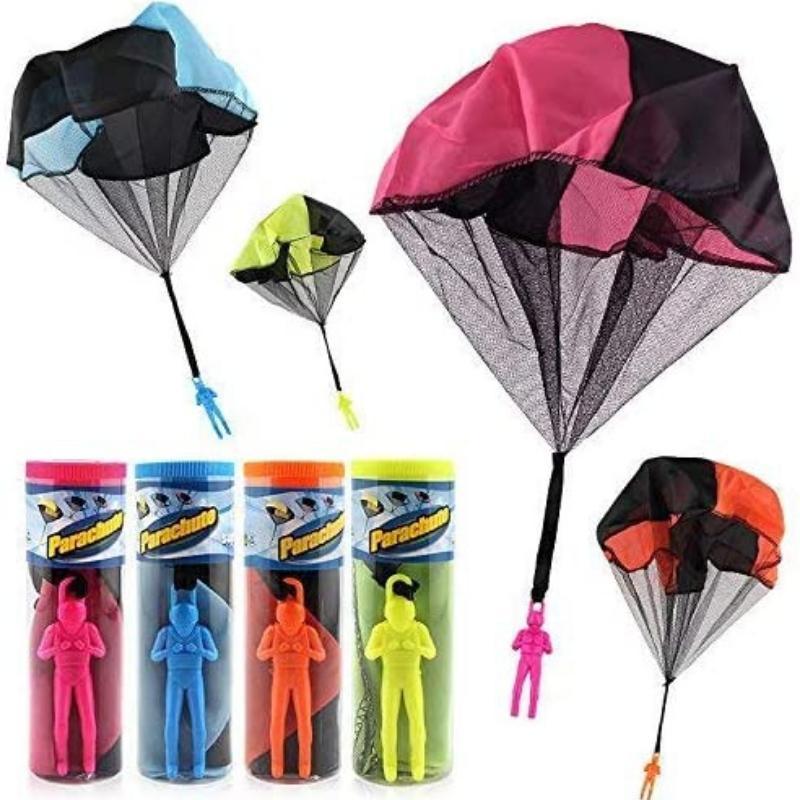 Tangle Parachute Hand Throw Soliders Outdoor Flying Toy