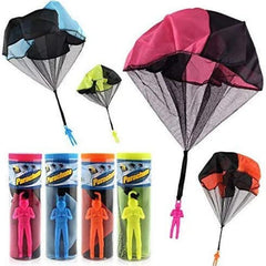 Tangle Parachute Hand Throw Soliders Outdoor Flying Toy