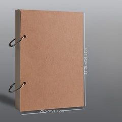 8K Cowhide Soft Cover Sketchbook 160g Art Notepad Drawing Book