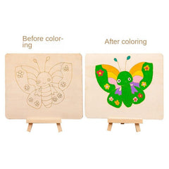 Kids Painting Board DIY Graffiti Materials Kindergarten Art