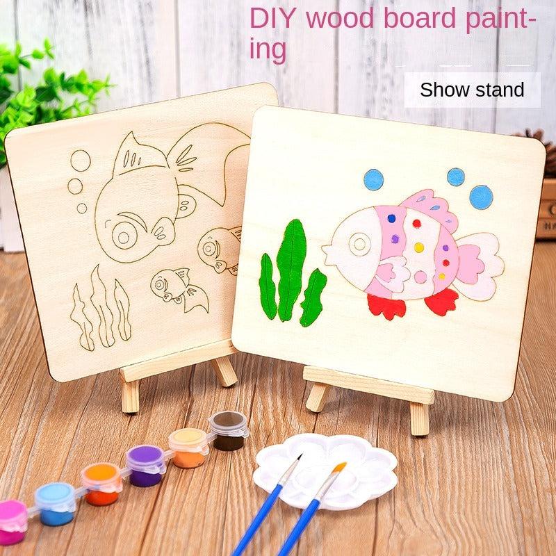 Kids Painting Board DIY Graffiti Materials Kindergarten Art