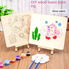 Kids Painting Board DIY Graffiti Materials Kindergarten Art