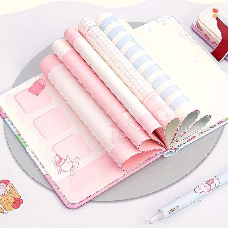 64K Hand Ledger Student Diary Small Notebook