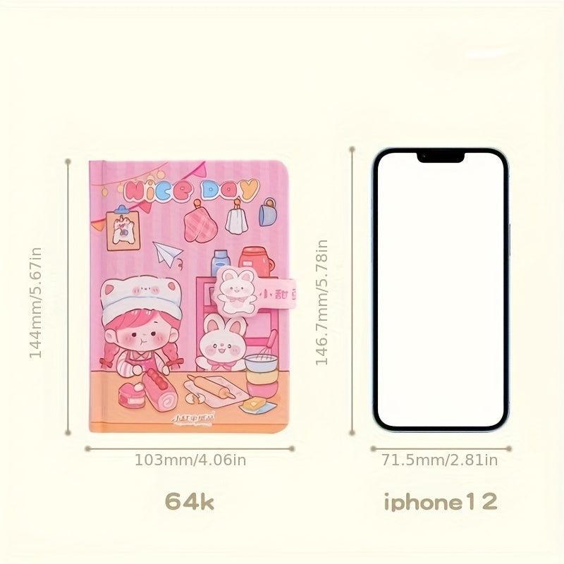 64K Hand Ledger Student Diary Small Notebook