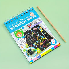 DIY Scratch Art Paper Colorful Sketch Book Art Supplies