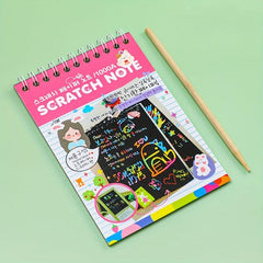 DIY Scratch Art Paper Colorful Sketch Book Art Supplies