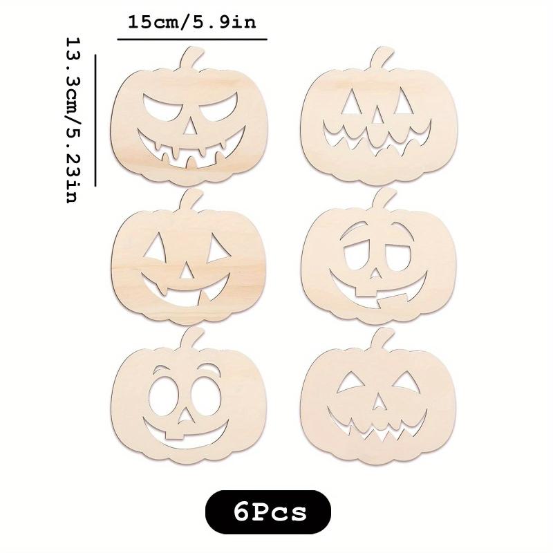 Wooden Pumpkin Cutout DIY Blanks for Halloween Thanksgiving Fall