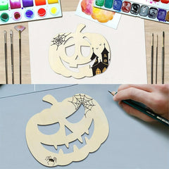 Wooden Pumpkin Cutout DIY Blanks for Halloween Thanksgiving Fall