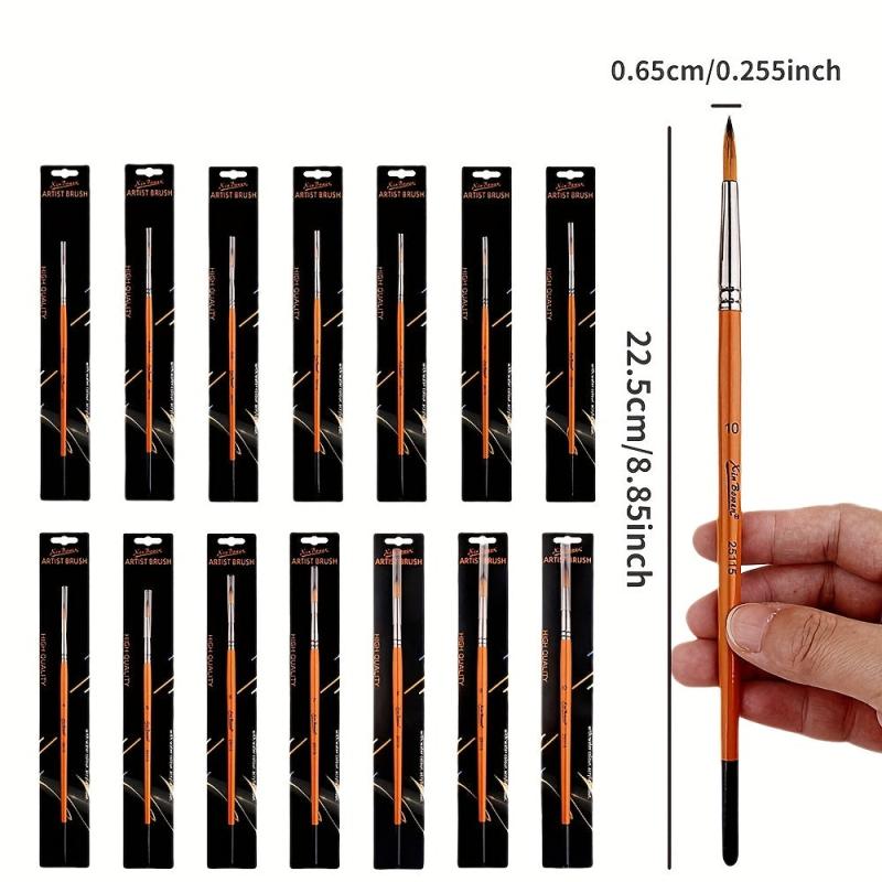 14pcs Watercolor Gouache Acrylic Painting Brushes DIY Painting Tools