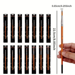 14pcs Watercolor Gouache Acrylic Painting Brushes DIY Painting Tools